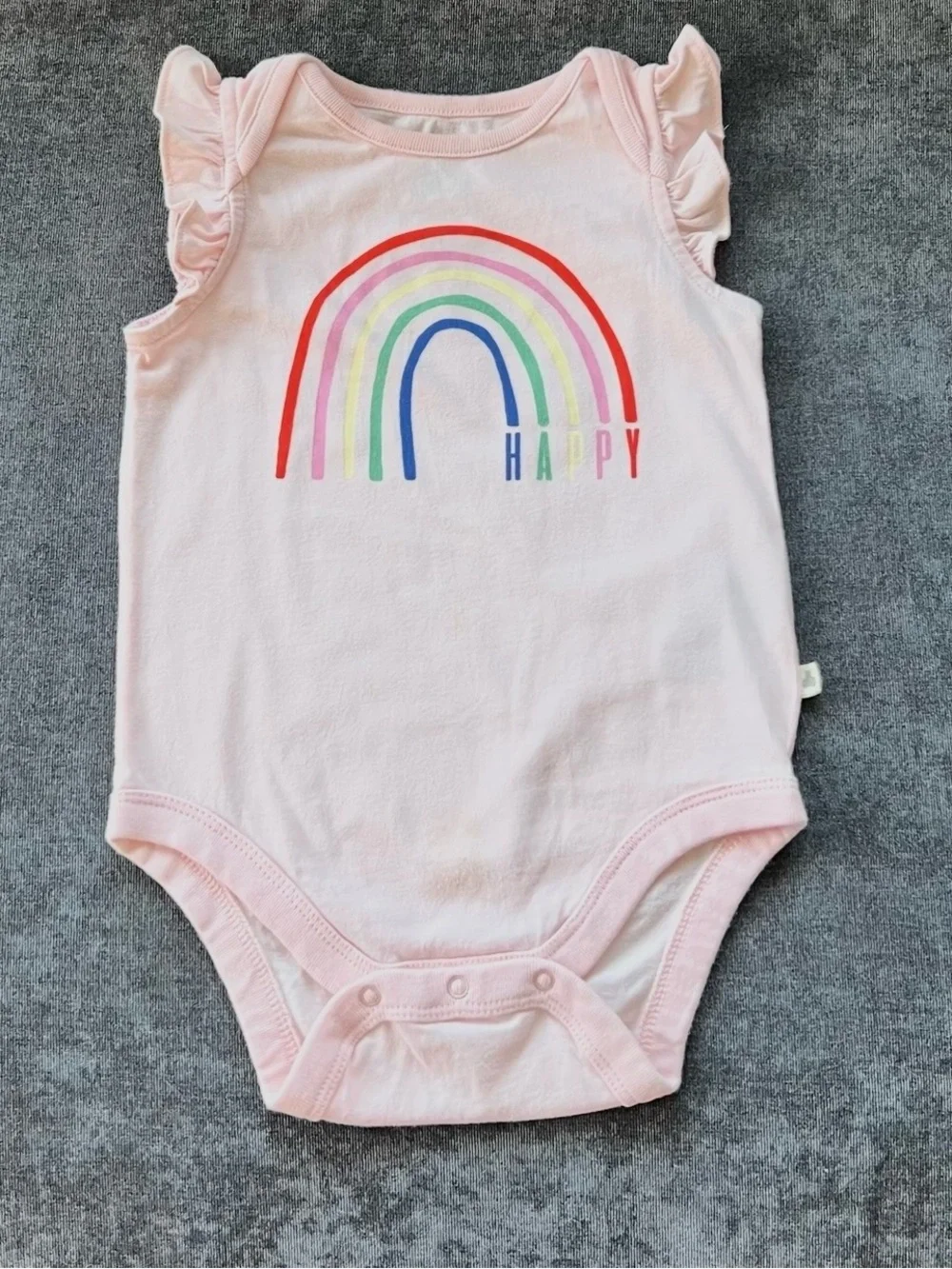 Gap Baby Rainbow Onesie Size 12-18 Months